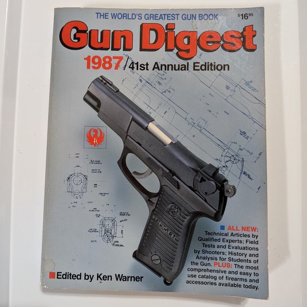 Gun Digest 1987 (41st Annual Edition) edited by Ken Warner (Paperback)